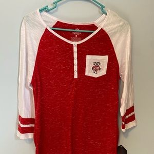 Wisconsin Badgers Women’s 3/4 Sleeved Top